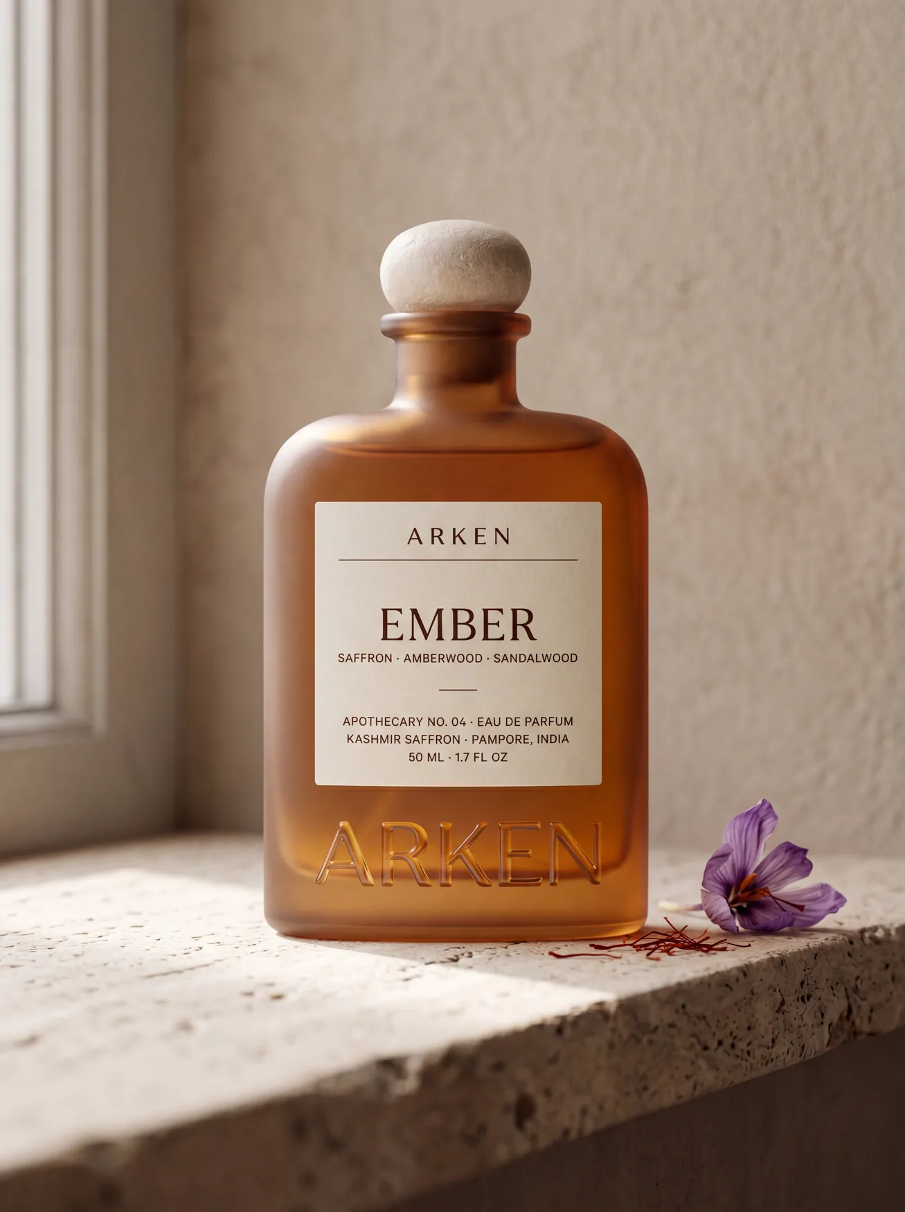 ARKEN — Ember, a saffron-amber eau de parfum