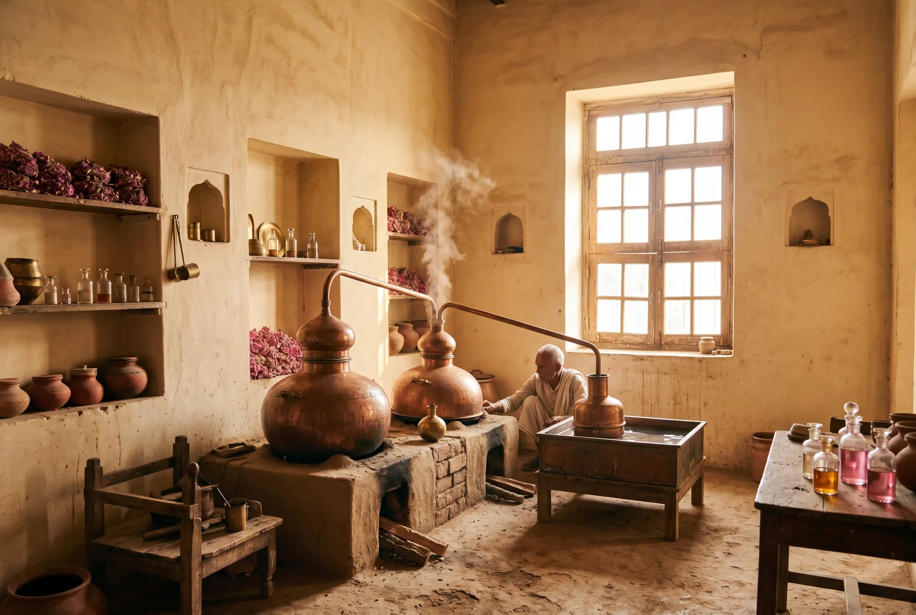 ARKEN — A traditional attar distillery in Kannauj